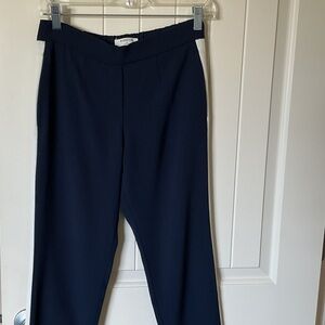 Babaton by Aritzia navy  high rise crepe crop size 0.